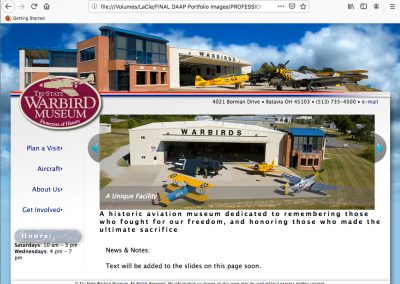 War Bird Museum Web Site